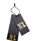 Bespoke Paper Clothing Brand Hang Tags And Labels Perforated Garment Tags Printing