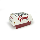 Custom Printed Paper Hamburger Boxes Packaging Wholesale Manufacturer
