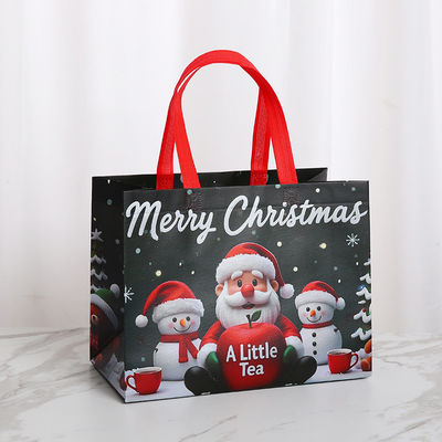 Printed Laminated Non Woven Christmas Bags Non Woven Shopping Bags Wholesale Factory