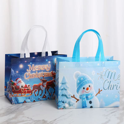 Printed Laminated Non Woven Christmas Bags Non Woven Shopping Bags Wholesale Factory