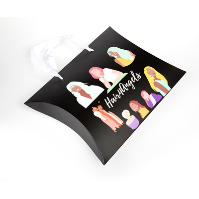 kupować Custom Printed Pillow Boxes with Handle – Luxury Packaging for Wigs, Hair Extensions & Accessories online manufacture
