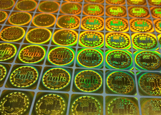 kupować Niestandardowe naklejki holograficzne 3D zabezpieczające online, jednorazowe etykiety holograficzne laserowe z logo online manufacture