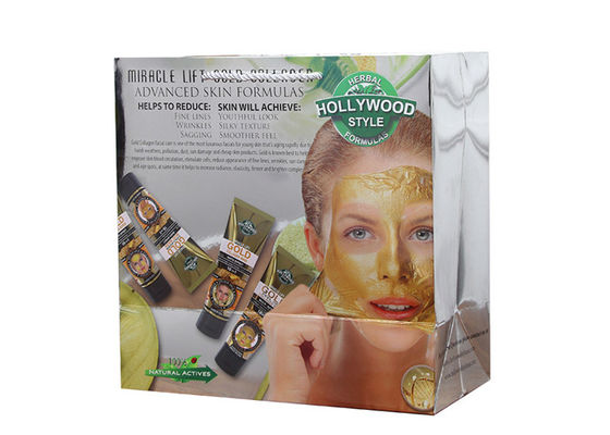 Niestandardowe drukowane torby papierowe Sliver Fancy Opakowania kosmetyczne luzem na sprzedaż