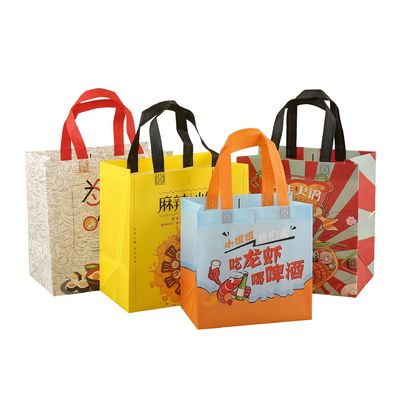 Waterproof Laminated Non Woven Takeaway Bag