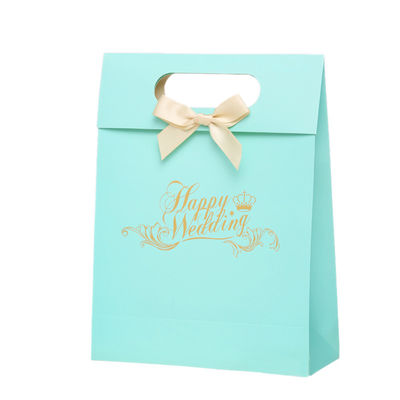 Gorący bubel Drukowane małe papierowe słodkie torby Opakowanie cukierków z uchwytem do sztancowania